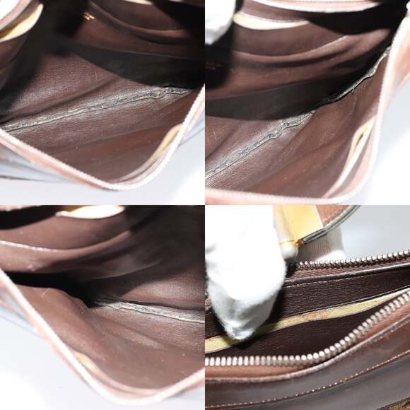 DIOR Trotter Canvas Shoulder Bag Brown - Picture 12 of 12